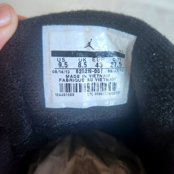 Men's Nike Air Jordan Retro XII 12 Playoff MCS Cleats Baseball Molded - Picture 9 of 15